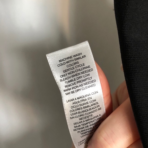 WHBM Black natural waist sleeveless dress - Picture 9 of 11